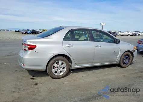 2011 Toyota Corolla Le from USA, damaged, VIN JTDBU4EE9B9163852